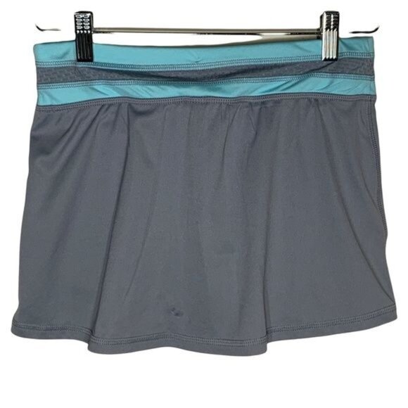 Champion Duo Dry Active Skort XS Gray Blue Tennis Running Gym Skirt - Picture 4 of 13